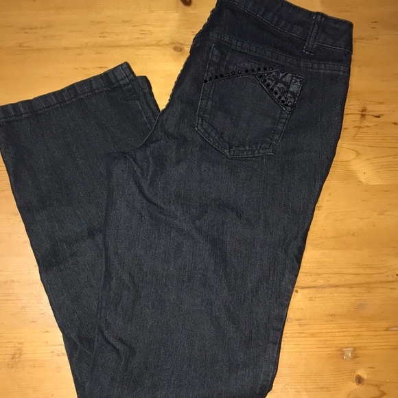 Christopher & Banks Black Bootcut Jeans 4P - Picture 1 of 8